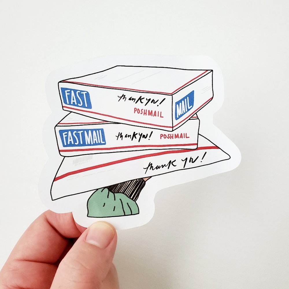 LB024 PoshMail Thank You Stickers [Price Firm]